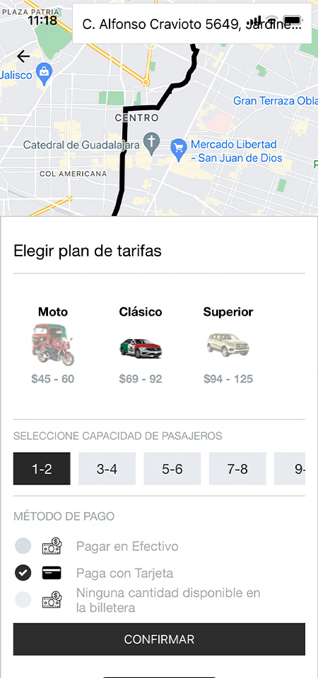 Screen | Cliente 03 - Eligir Plan De Tarifas - MX