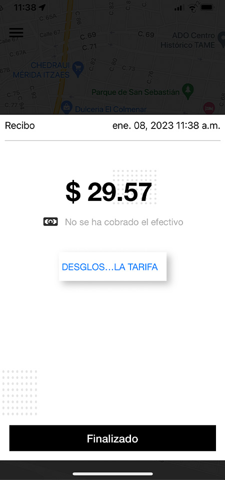 Screen | Client 09 - Llegar Y Tarifa - MX