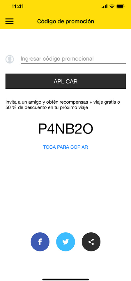 Screen | Client 13 - Codigo De Promocion - MX