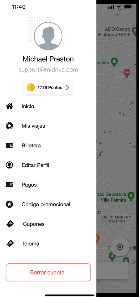 Screen | Client 14 - Pantalla De Cuenta - MX