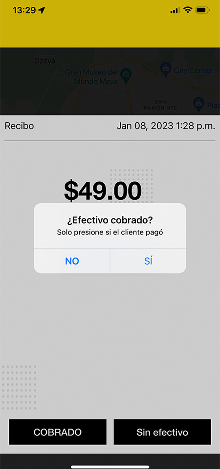 Screen | Driver 07 - Confirmar Pago - MX